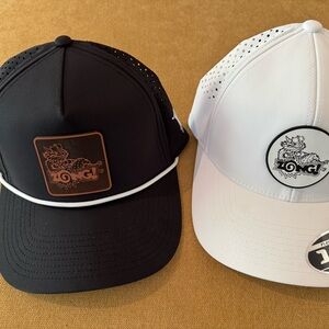 Black and White ZONG Glass new golf hats